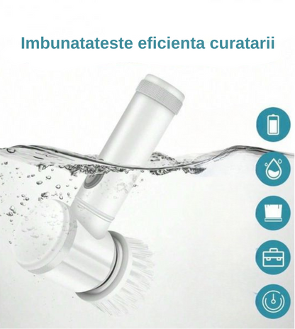 Perie Multifuncțională pentru Curățenie | Set 5 Capete Interschimbabile