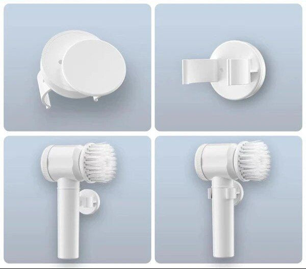 Perie Multifuncțională pentru Curățenie | Set 5 Capete Interschimbabile